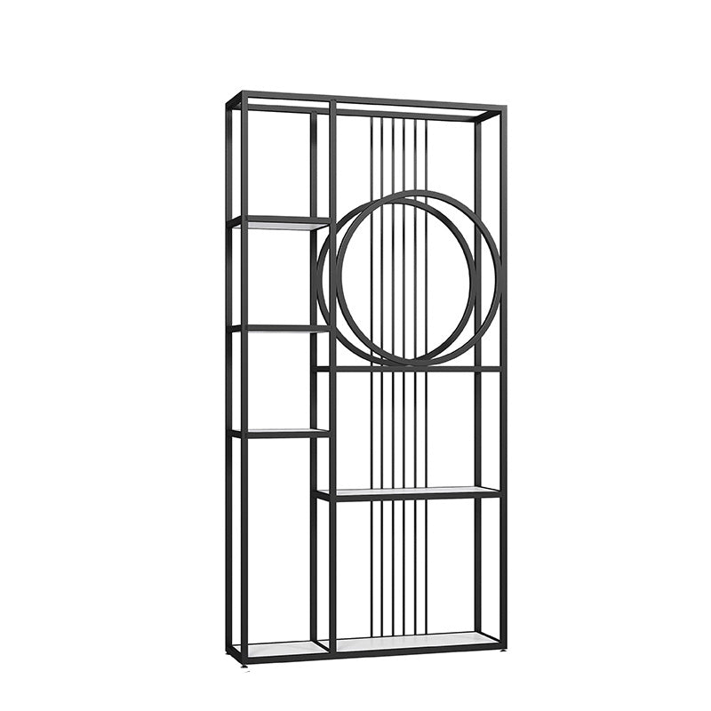 Libreria etagere aperta industriale telaio in ferro -scaffale in legno fabbricato scaffale