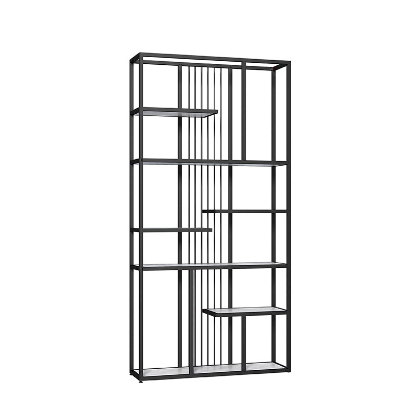 Libreria etagere aperta industriale telaio in ferro -scaffale in legno fabbricato scaffale