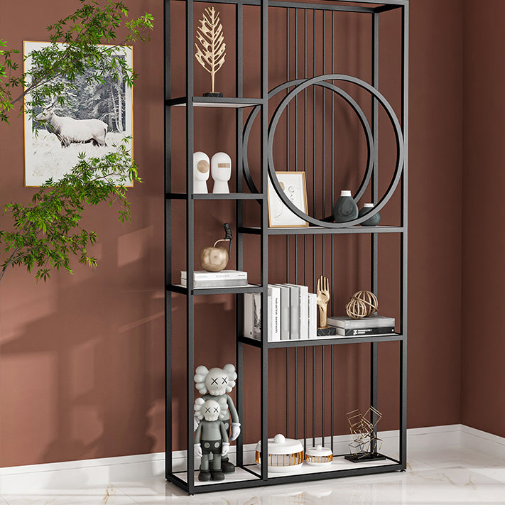 Libreria etagere aperta industriale telaio in ferro -scaffale in legno fabbricato scaffale
