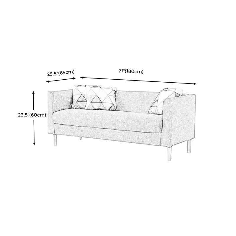 23.23" H Tuxedo Arm Sofa with Tight Back Sofa for Living Room, Apartment