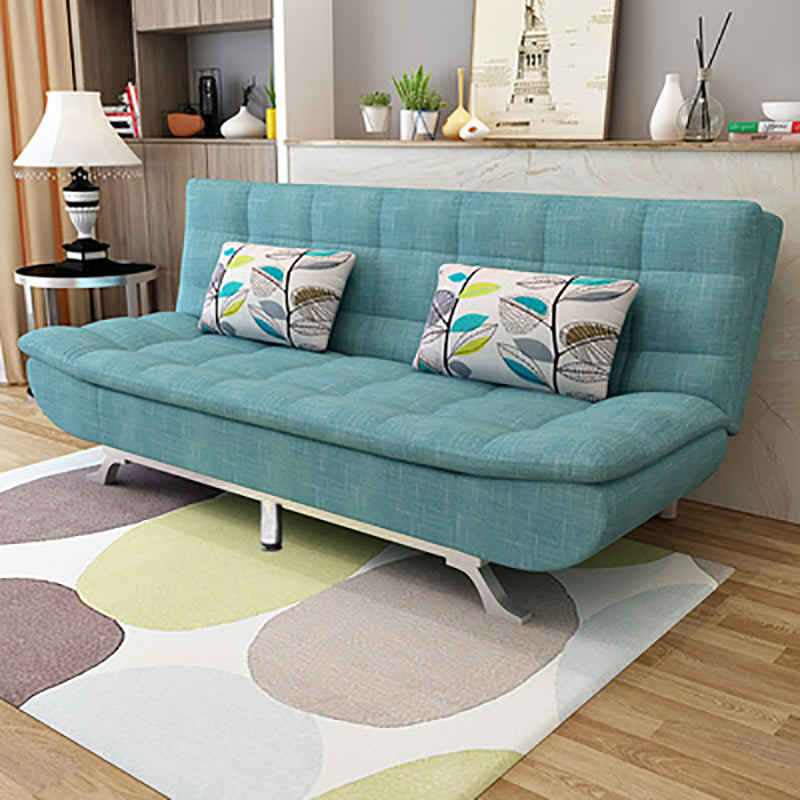 Armless Convertible Sofa with Biscuit Back Foldable Sofa for Living Room,Apartment