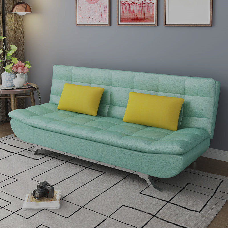 Armless Convertible Sofa with Biscuit Back Foldable Sofa for Living Room,Apartment