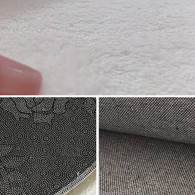 Tapis simple marron clair en Polyester, résistant aux taches, pour la décoration de la maison
