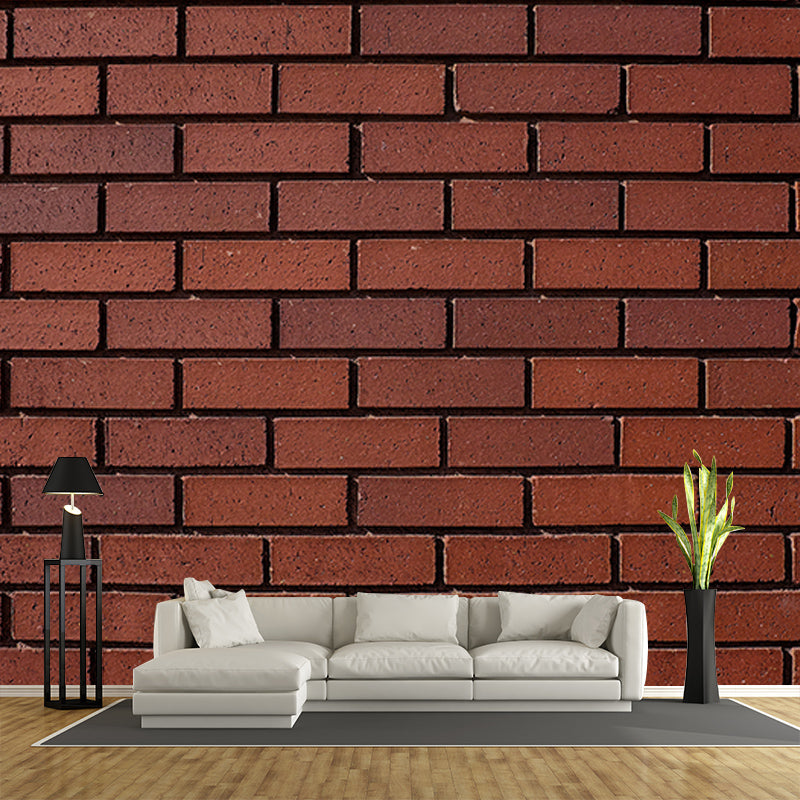 Brick Wall Photography Mildew Resistant Wallpaper Environmental Sleeping Room Wall Mural