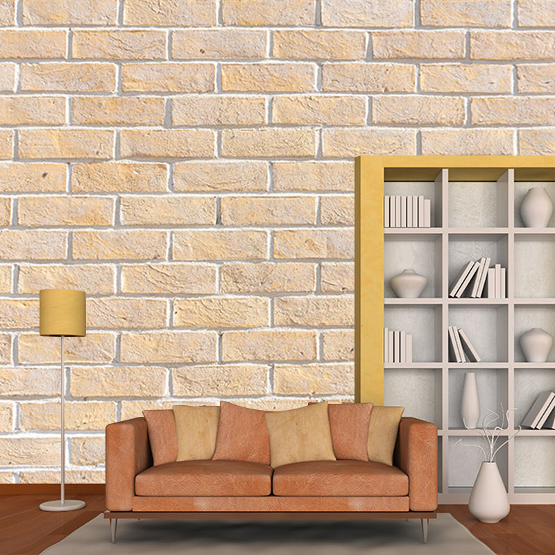 Brick Wall Photography Mildew Resistant Wallpaper Environmental Sleeping Room Wall Mural