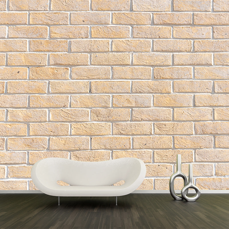 Brick Wall Photography Mildew Resistant Wallpaper Environmental Sleeping Room Wall Mural