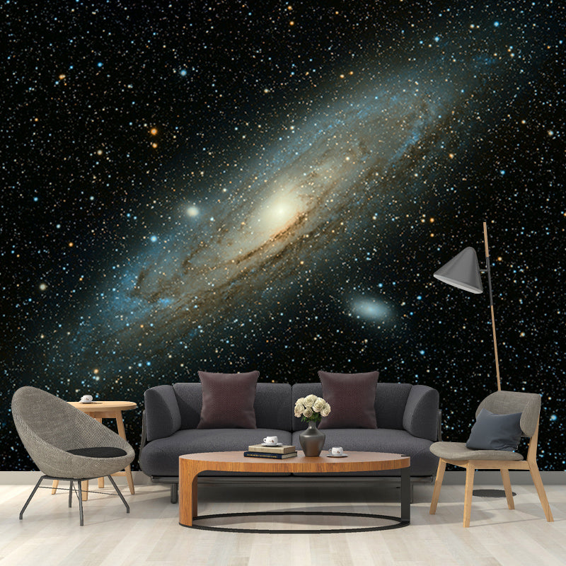 Environment Friendly Mural Wallpaper Beautiful Galaxy Photography Bedroom Wall Mural
