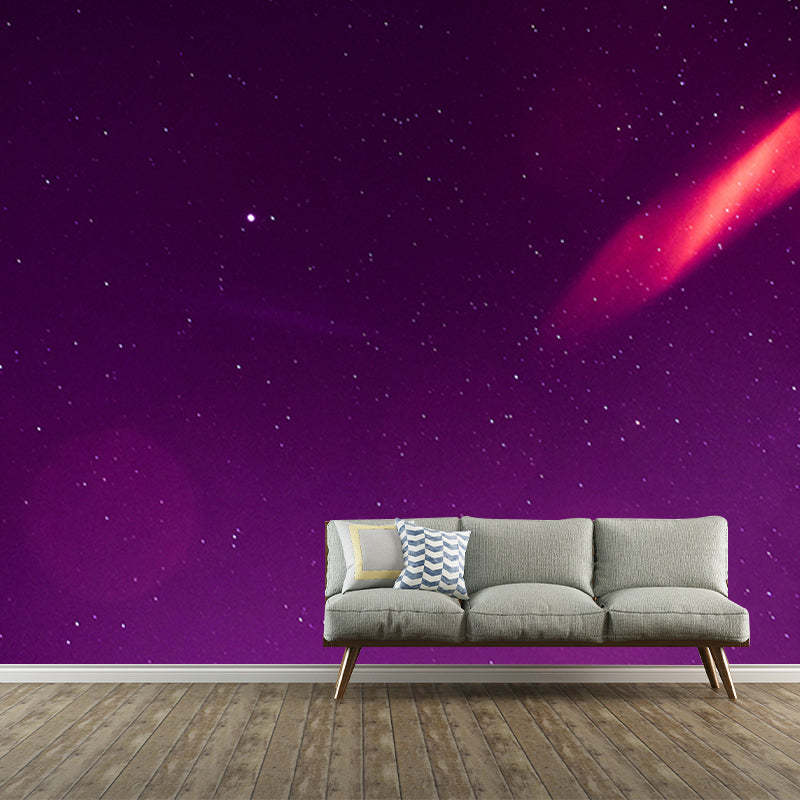Environment Friendly Mural Wallpaper Beautiful Galaxy Photography Bedroom Wall Mural