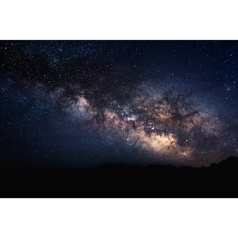 Washable Stain Resistant Wall Mural Wallpaper Beautiful Galaxy Sitting Room Wall Mural