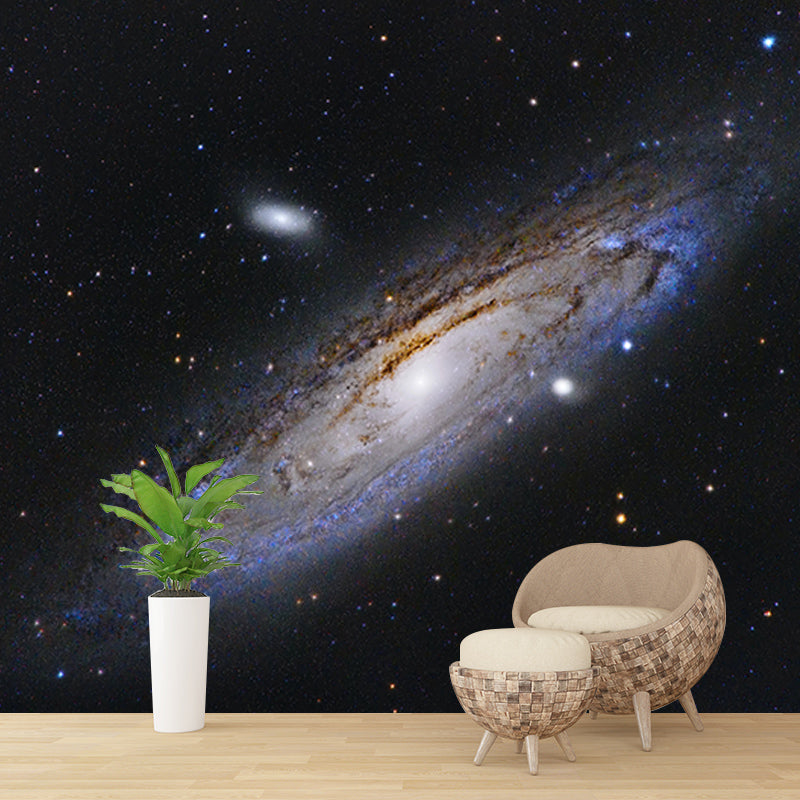 Beautiful Galaxy Mildew Resistant Mural Wallpaper Sleeping Room Wall Mural