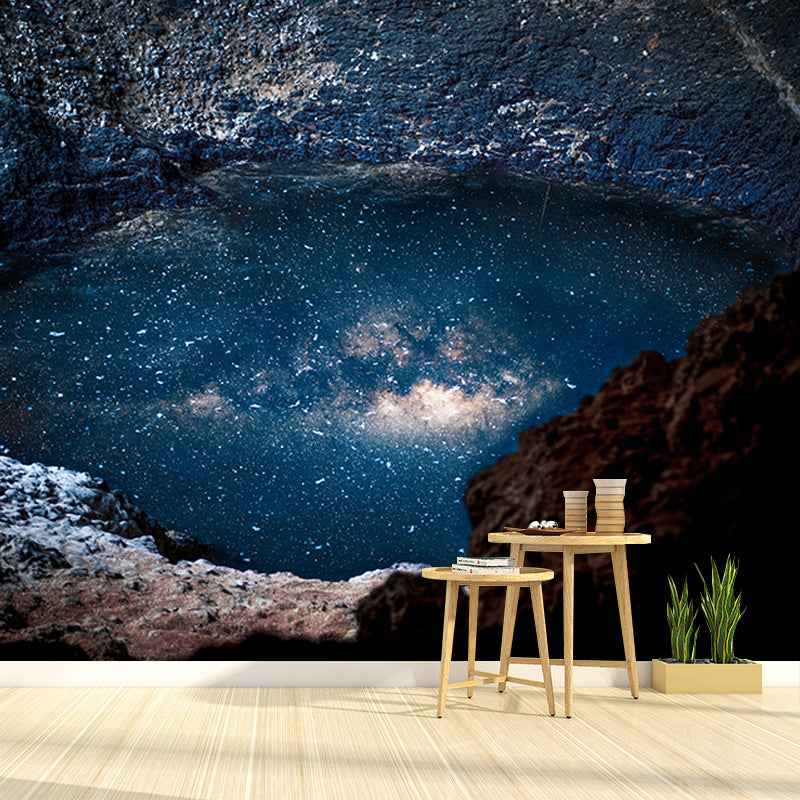 Beautiful Galaxy Mildew Resistant Mural Wallpaper Sleeping Room Wall Mural