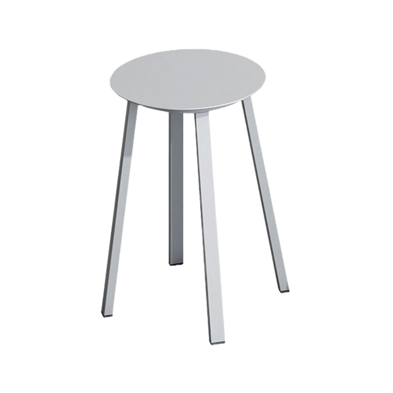 Modern Design Backless Swivel Barstools for Home Armless Stools with Metal Base