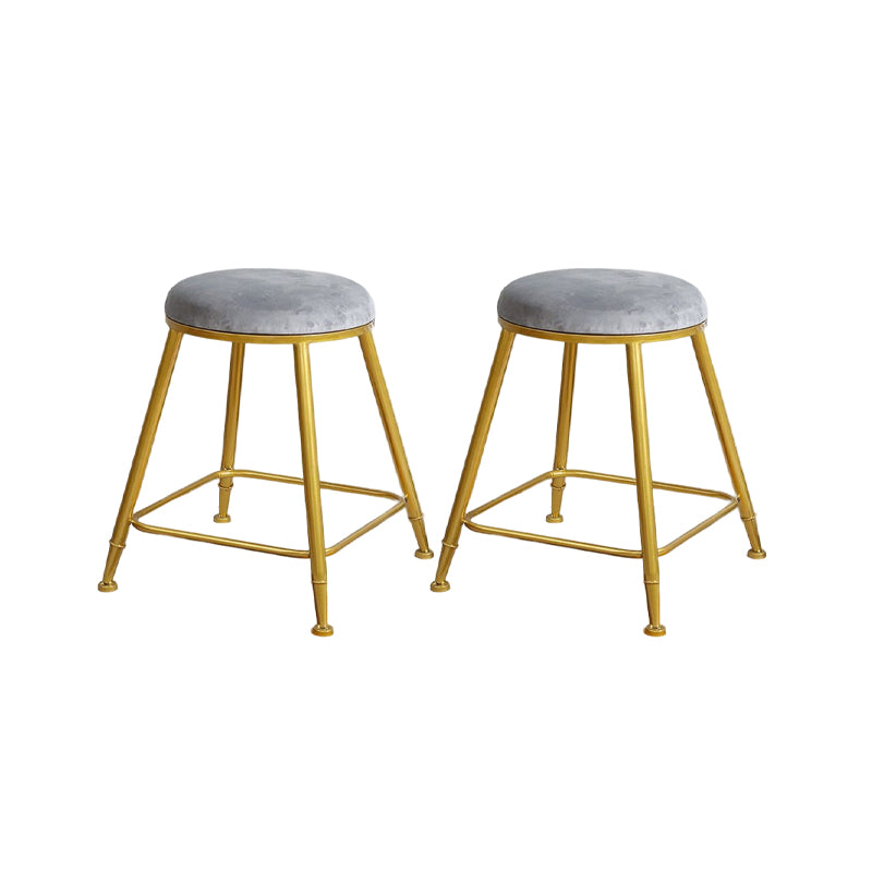 Nordic Design Stackable Backless Barstools for Home Upholstered Bar Stools