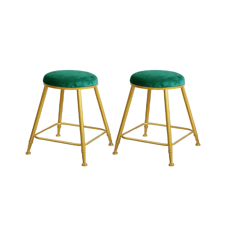 Nordic Design Stackable Backless Barstools for Home Upholstered Bar Stools
