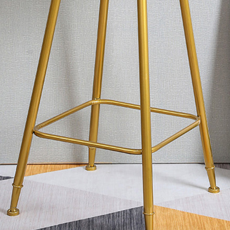 Nordic Design Stackable Backless Barstools for Home Upholstered Bar Stools