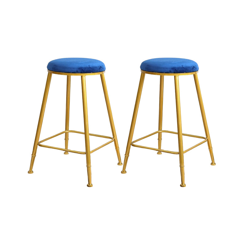Nordic Design Stackable Backless Barstools for Home Upholstered Bar Stools