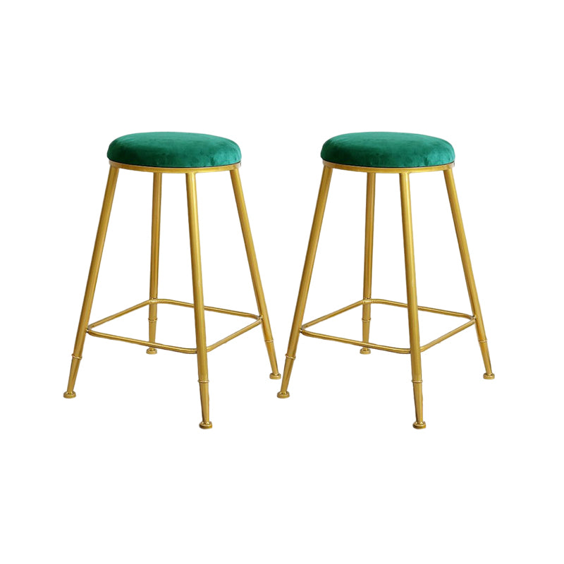 Nordic Design Stackable Backless Barstools for Home Upholstered Bar Stools