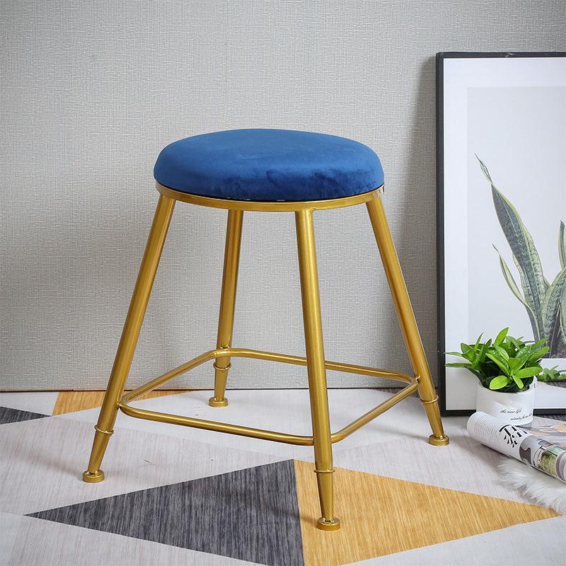 Nordic Design Stackable Backless Barstools for Home Upholstered Bar Stools