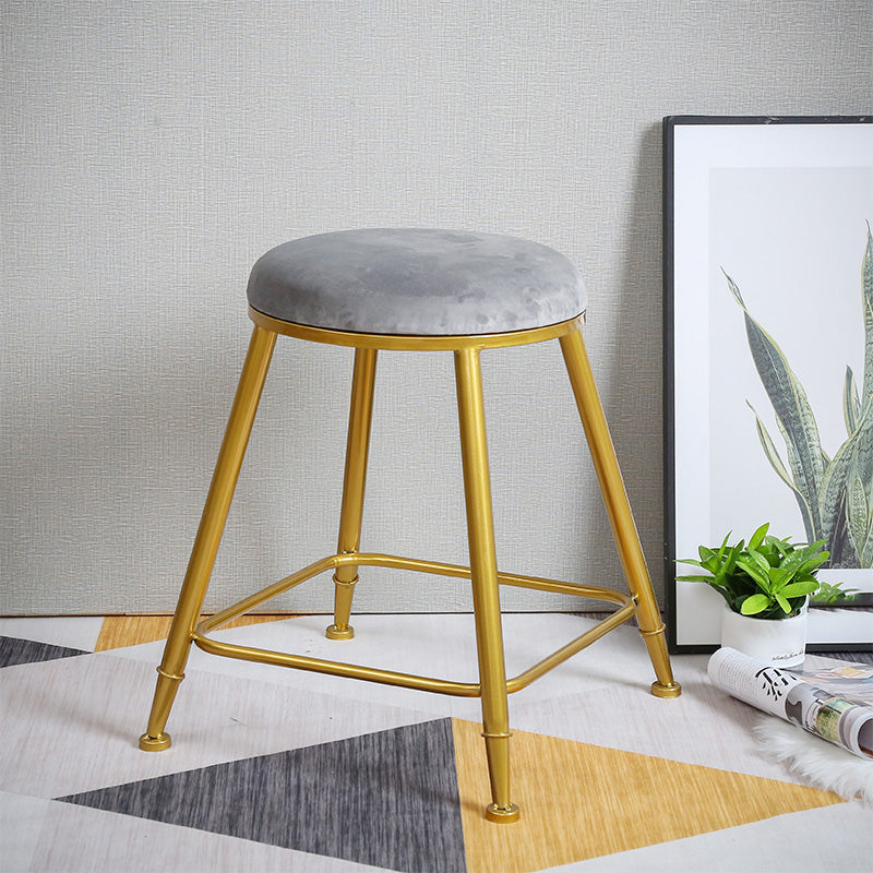Nordic Design Stackable Backless Barstools for Home Upholstered Bar Stools