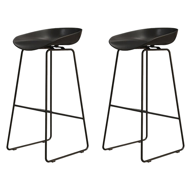 Modern Style Acrylic Counter Barstools for Home Bucket Low Back Stools