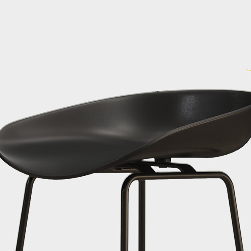 Modern Style Acrylic Counter Barstools for Home Bucket Low Back Stools