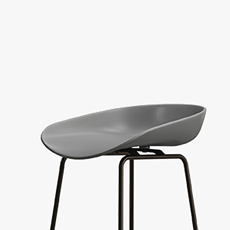 Modern Style Acrylic Counter Barstools for Home Bucket Low Back Stools