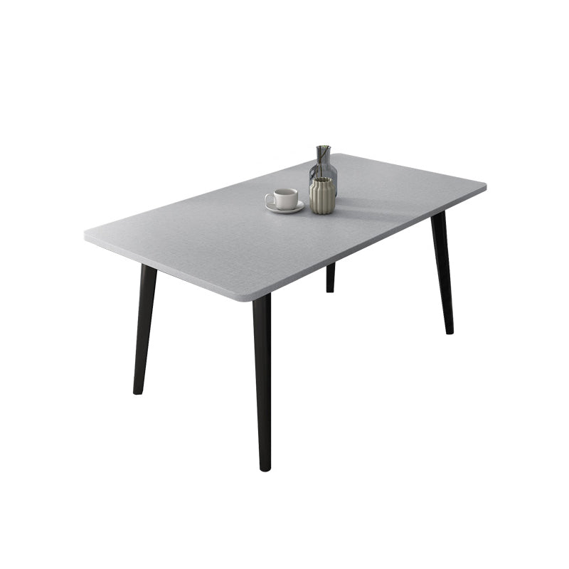 Modern Rectangle Dinette Set 1/3/4/5/6/7 Pieces Dining Table Set with Sintered Stone Top