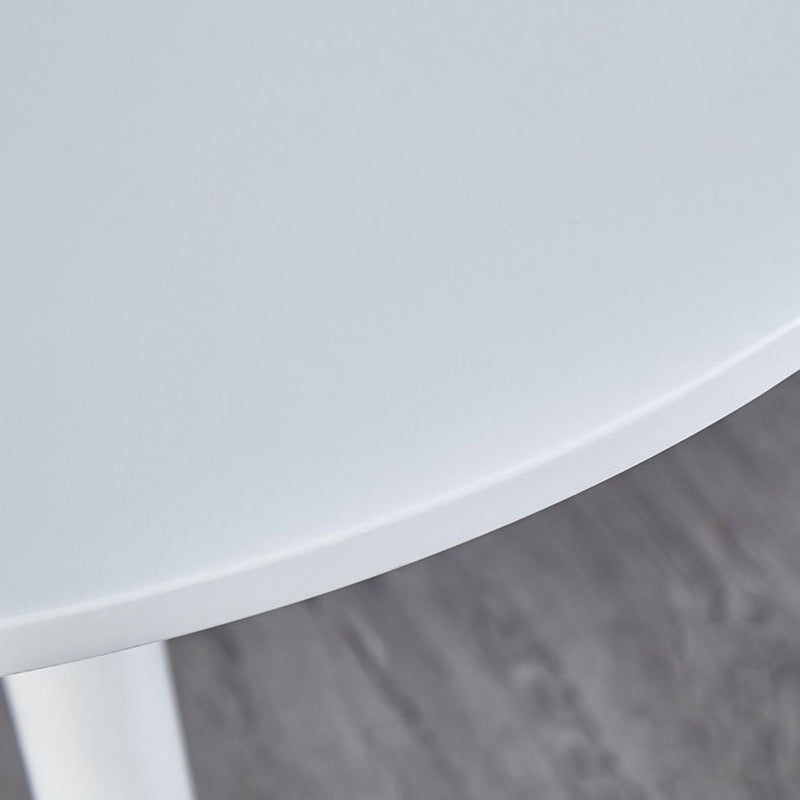 Contemporary Top Dining Table Round Dining Table with Pedestal Base