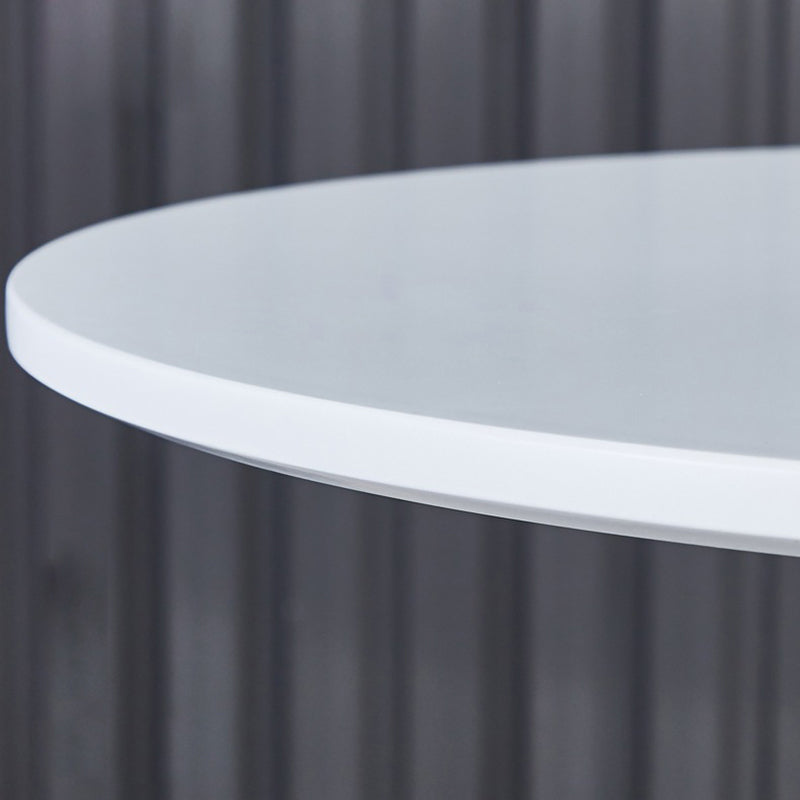 Contemporary Top Dining Table Round Dining Table with Pedestal Base
