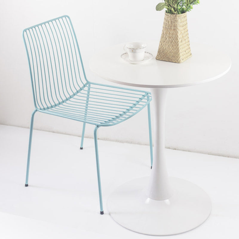 Contemporary Top Dining Table Round Dining Table with Pedestal Base