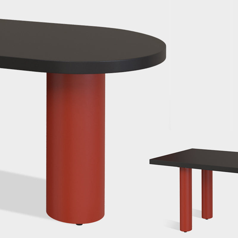 Simplicity Pine Restaurant Table Solid Wood Matte Finish 3 Legs Dining Table