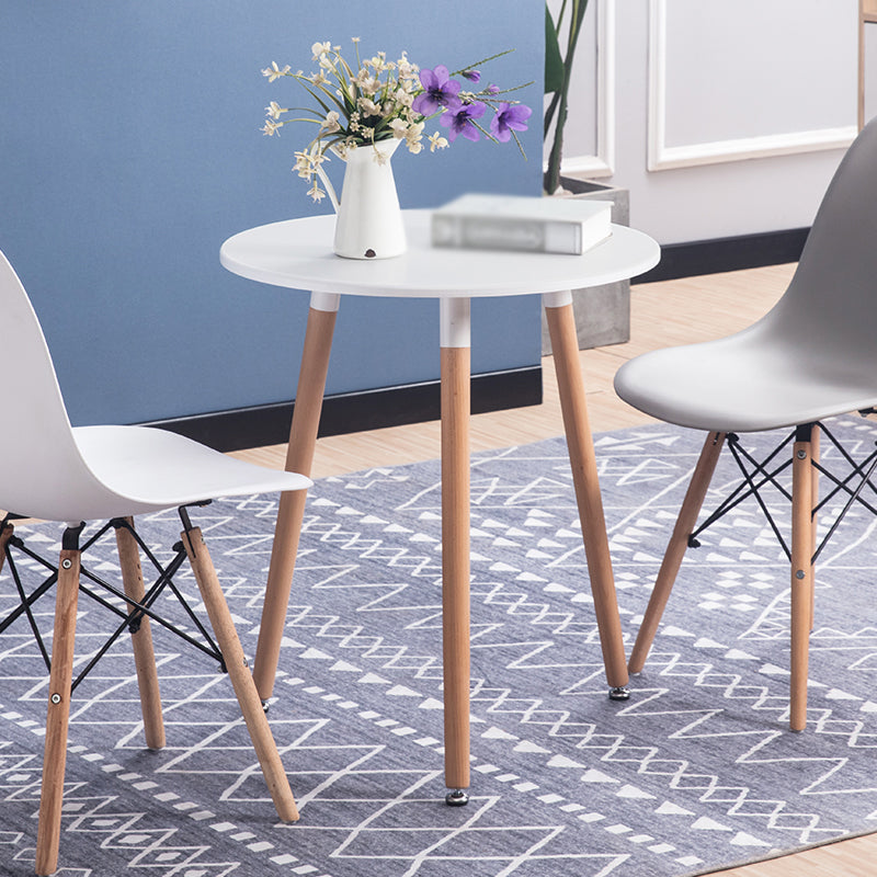 Scandinavian Wood Kitchen Dining Room Chair Open Back Side Chair