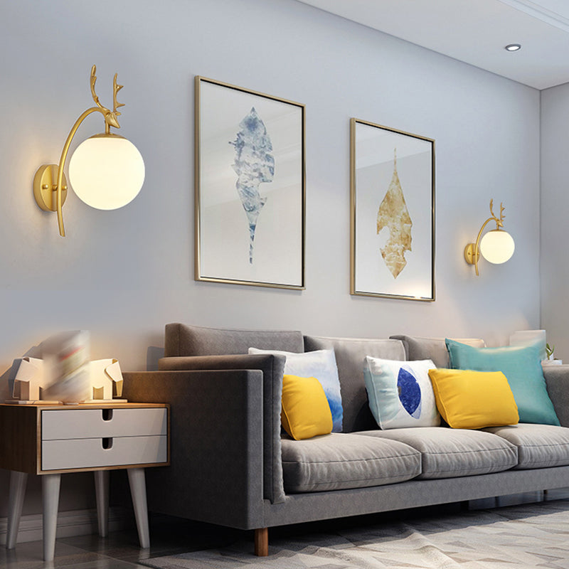 1 leichte Ballwandlichter moderner Stil von Glaswandbeleuchtung Ideen