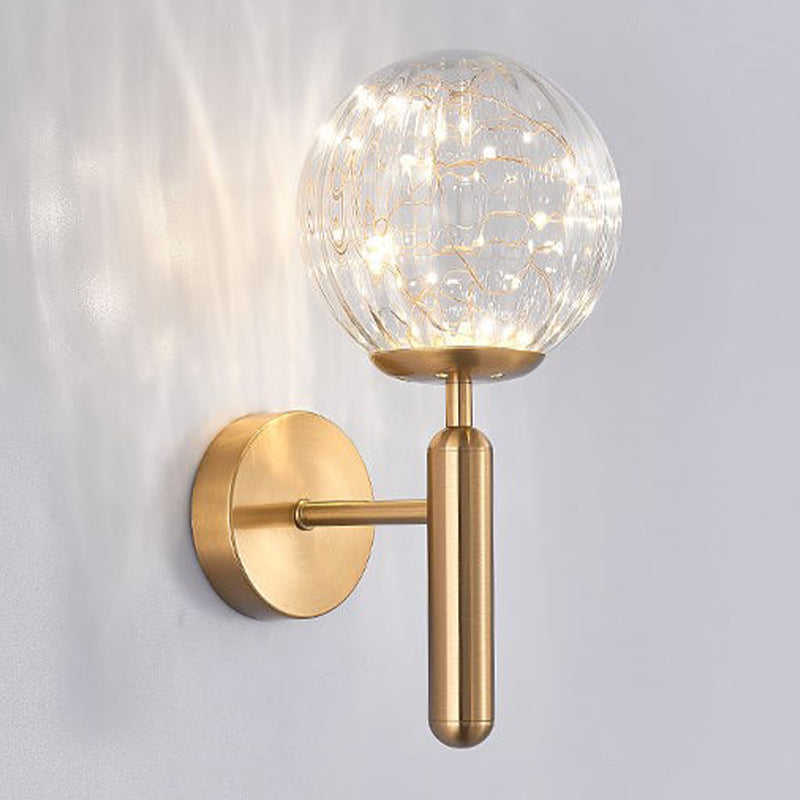 1 leichte Ballwandlichter moderner Stil von Glaswandbeleuchtung Ideen