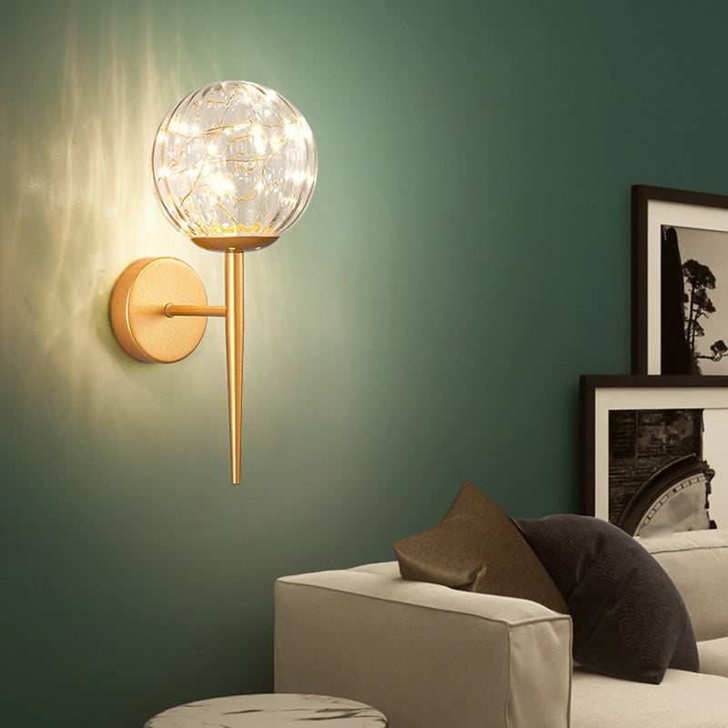 1 leichte Ballwandlichter moderner Stil von Glaswandbeleuchtung Ideen