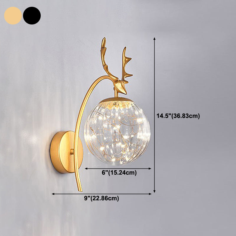1 leichte Ballwandlichter moderner Stil von Glaswandbeleuchtung Ideen
