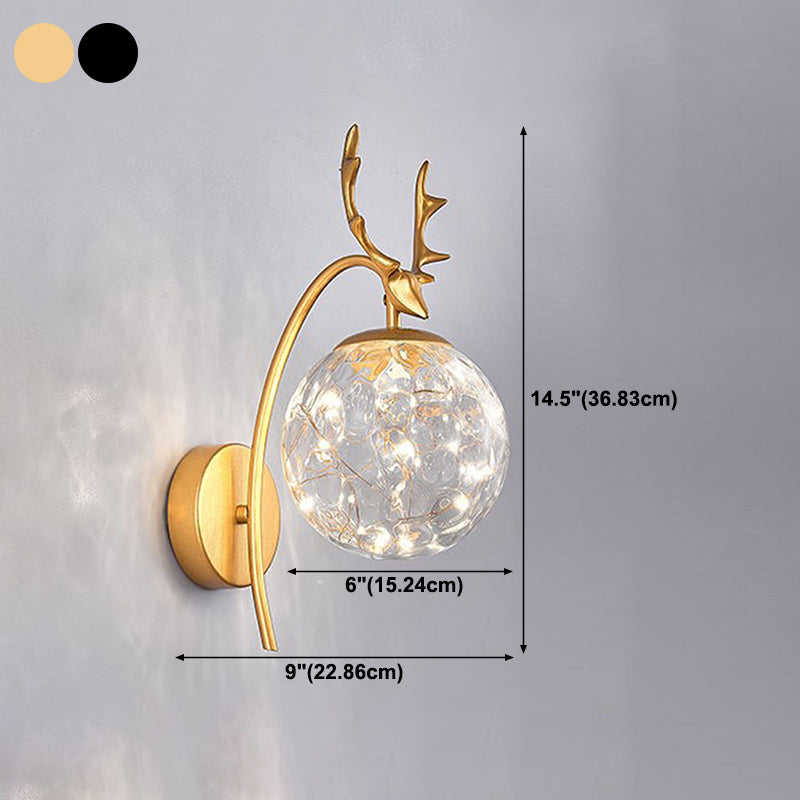 1 leichte Ballwandlichter moderner Stil von Glaswandbeleuchtung Ideen