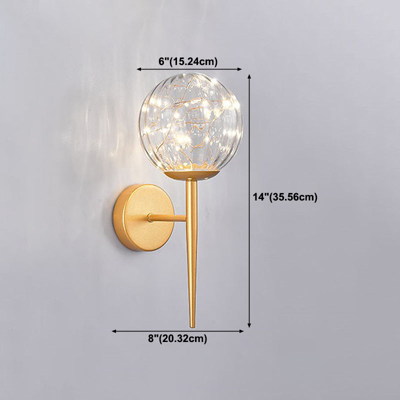1 leichte Ballwandlichter moderner Stil von Glaswandbeleuchtung Ideen