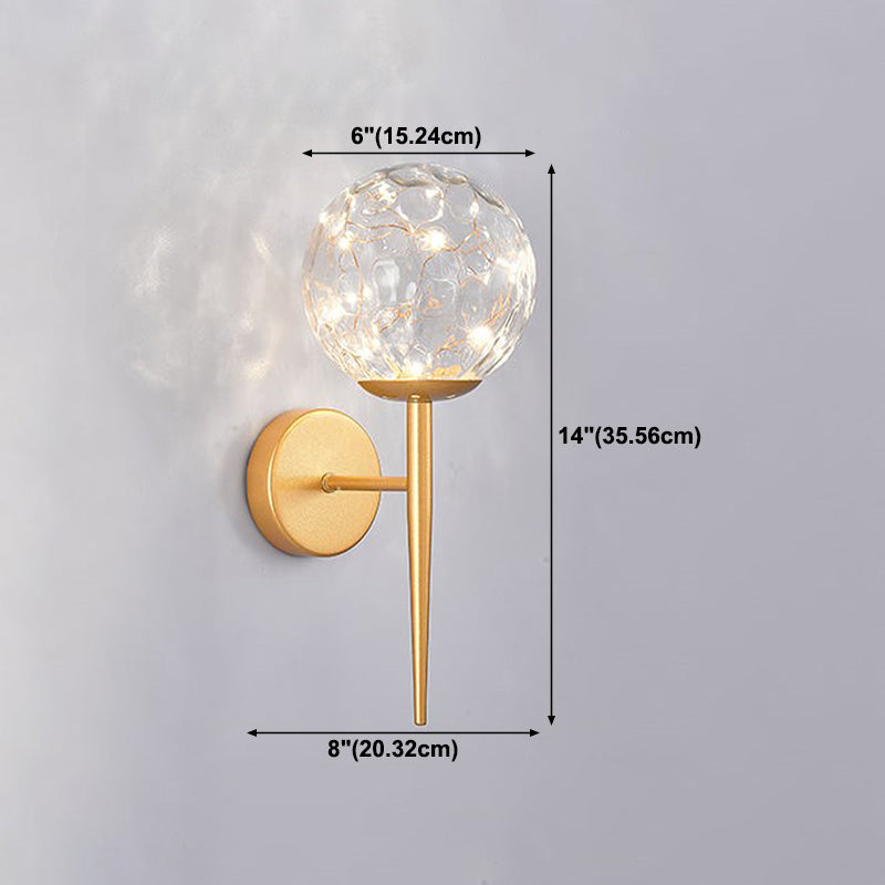1 leichte Ballwandlichter moderner Stil von Glaswandbeleuchtung Ideen