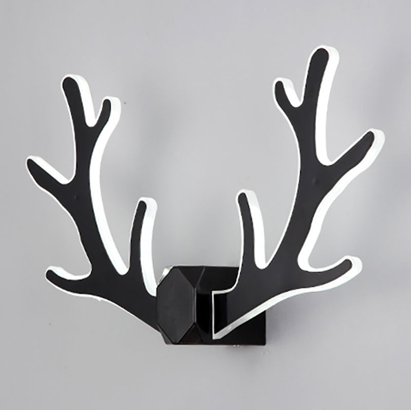 1 lumière géométrique lumineuse luminaires d'éclairage mural en métal de style moderne