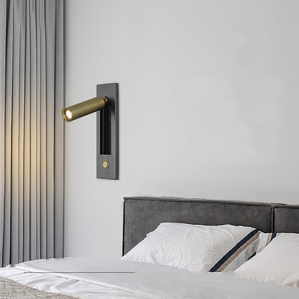 1 Light Unique Wall Sconce Modern Style Metal Wall Lighting for Reading