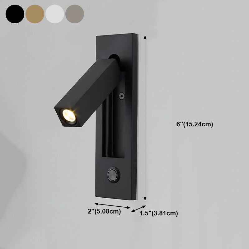 1 Light Unique Wall Sconce Modern Style Metal Wall Lighting for Reading