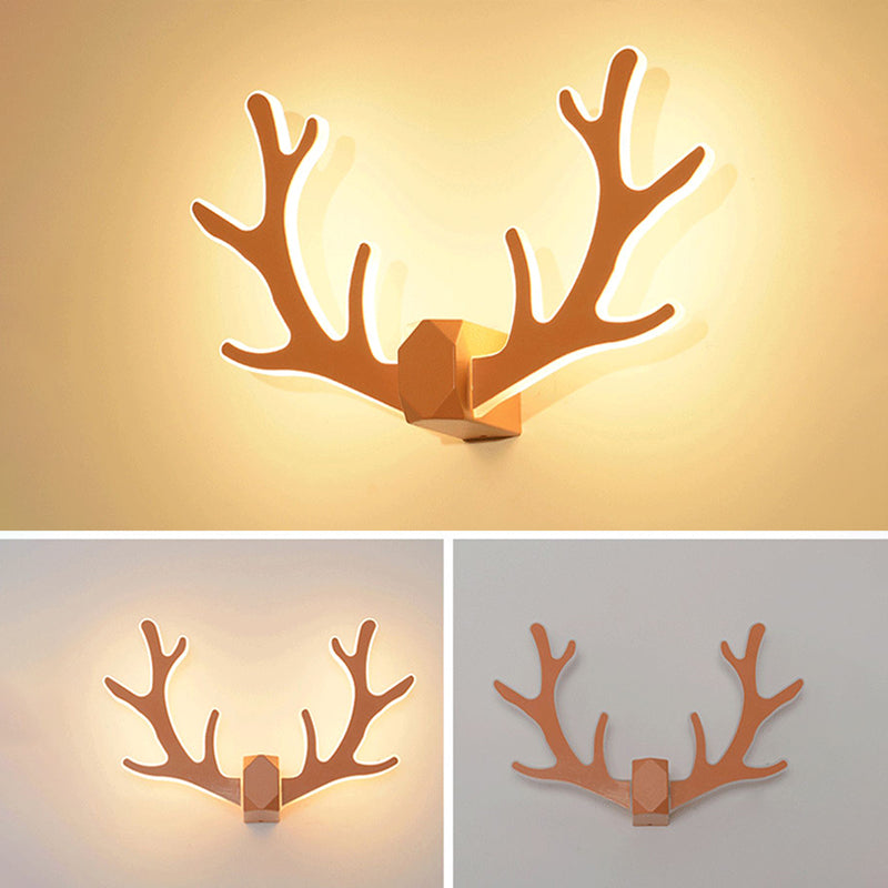 Estilo moderno de forma única Diconce de pared de plástico 1 iluminación de pared de luz para dormitorio