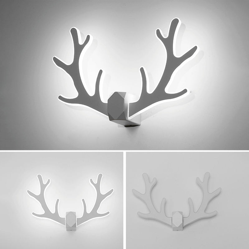 Estilo moderno de forma única Diconce de pared de plástico 1 iluminación de pared de luz para dormitorio