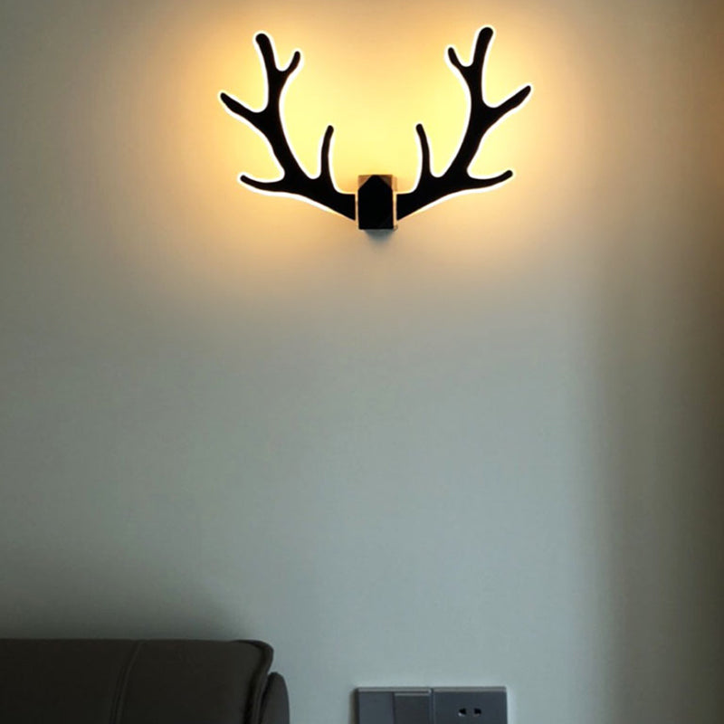 Estilo moderno de forma única Diconce de pared de plástico 1 iluminación de pared de luz para dormitorio