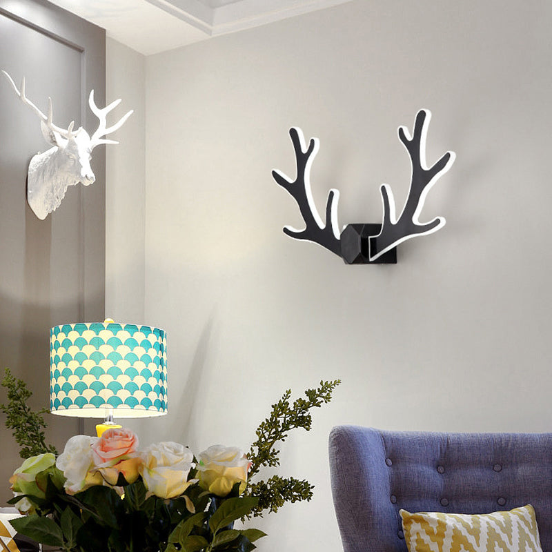 Estilo moderno de forma única Diconce de pared de plástico 1 iluminación de pared de luz para dormitorio