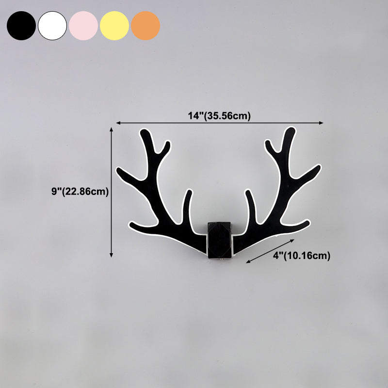 Estilo moderno de forma única Diconce de pared de plástico 1 iluminación de pared de luz para dormitorio