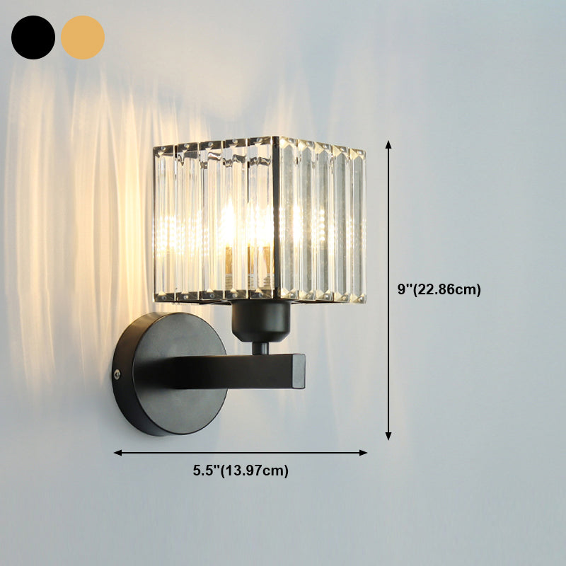 Lámparas de pared geométricas de estilo moderno Crystal Multi Lights luces aplicativas