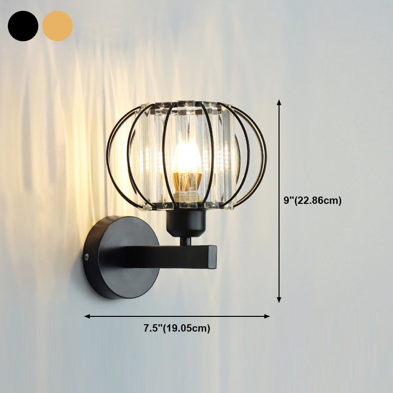 Lampes murales géométriques de style moderne Crystal Multi Lights Lights