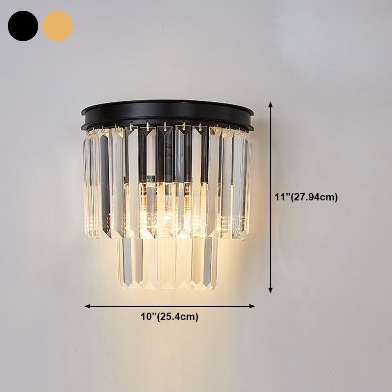 Lámparas de pared geométricas de estilo moderno Crystal Multi Lights luces aplicativas